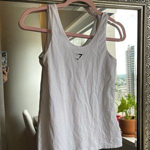 Sz M Gymshark Logo Cotton Tank